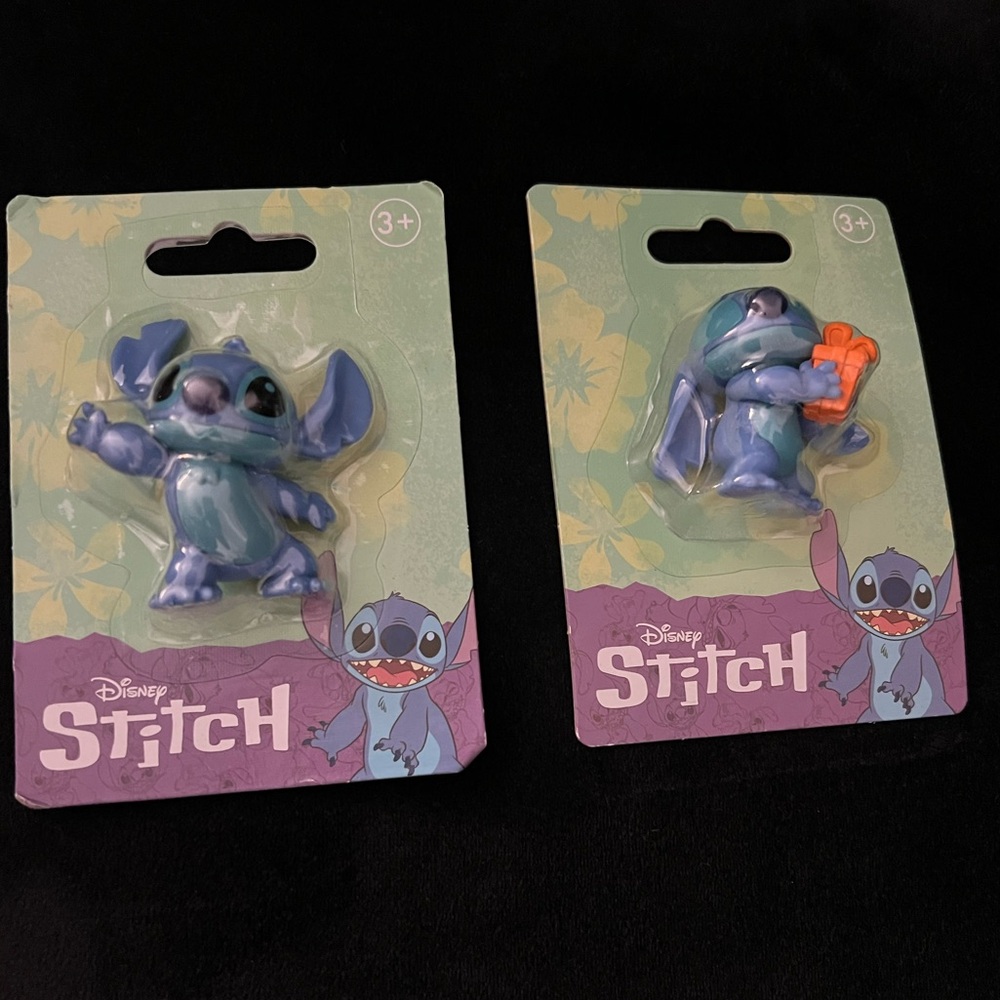 Disney Stitch Blue Mini Toy Figure Set